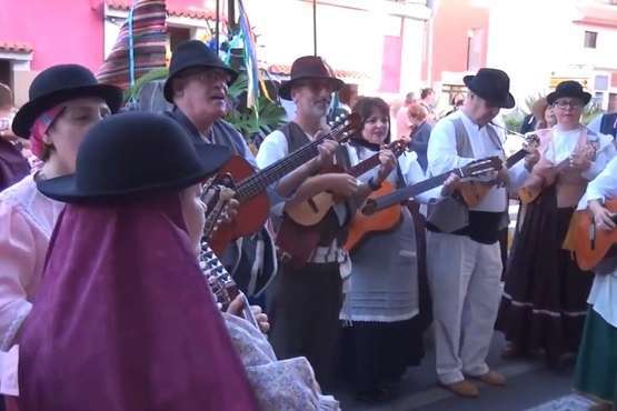Animada romería en El Calero de Telde (Foto TA)